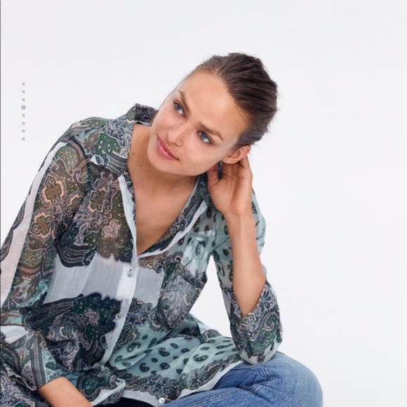 Paisley Boho Botton-up - Picture 5 of 13